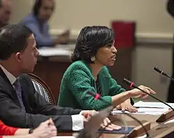 Angela Alsobrooks testifying