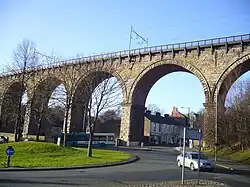 Railway Viaduct and Drinking Fountain attached