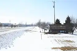 Eastern entrance to Rockwell City on old US20