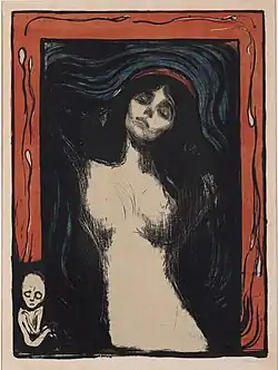 Madonna (1902), by Edvard Munch, Ohara Art Museum, Kurashiki