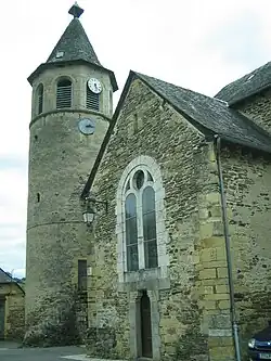 The church in Castelnau-de-Mandailles