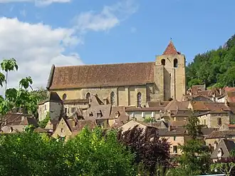 The church in Saint-Cyprien