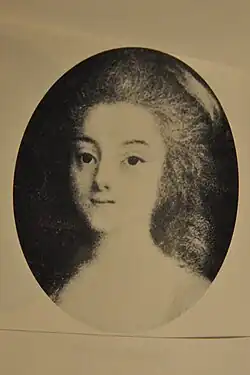 Portrait of Eliza Hancock (1761-1813), one of Jane Austen's cousins, aka "Comtesse de Feuillide".