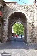The "Perpignan Gate" leads towards Perpignan