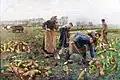 Beet harvest by Emile Claus