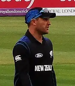 Brendon McCullum playing in the third ODI between England and New Zealand in 2015.