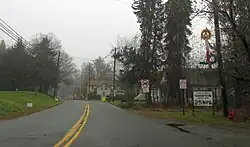 Entering Hampton along Main Street