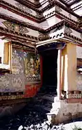 Entrance to Pango Chorten, Gyantse, 1993