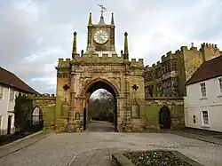 Auckland Castle entrance gateway