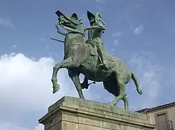 The statue in Trujillo (Spain)