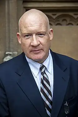 Ethan Gutmann outside the Palace of Westminster, London, 2010