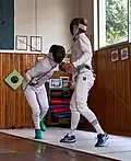 Épée fencing