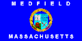 Flag of Medfield, Massachusetts