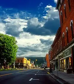 North Main Street, across from the courthouse, 2010