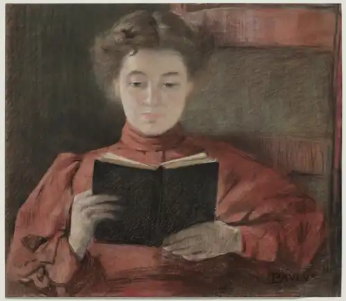 Mary Chase Stratton, pastel, c. 1900