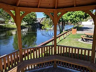 Gazebo at Warrensburg Mills Historic District