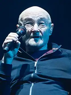 Collins during a Genesis concert in London in 2022