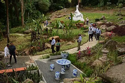The Guangzhou Garden in the Botanical Garden of Victoria, Seychelles