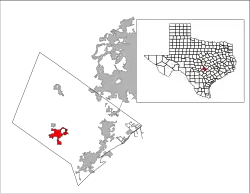 Location of Wimberley, Texas