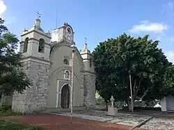16th century Spanish colonial church in San Andrés Zautla.