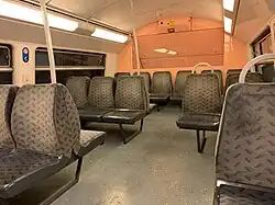 Interior, upper deck showing additional seating compared to MI 2N "Altéo" because of the eliminated stairs