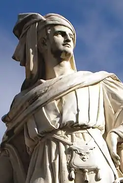 The head of Jacques Coeur. Jacques Coeur's statue by Préault is located in Bourges.