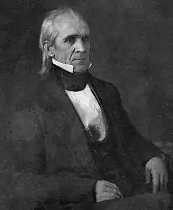 Photo of James Polk by Brady 1849