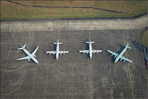 P3C Orion aircraft of JMSDF at INS Hansa