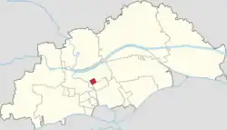 Location in Beichen District