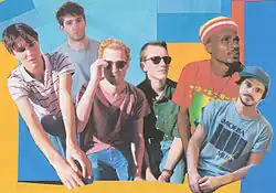 (L–R) Geoff Brink, Tom Parker, John Withers, Alex Montgomery, Emmanuel Nzaramba, Raphael Segerman