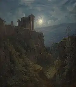 Italian Ruins in the Moonlight (1850)