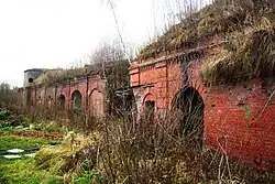 Picture of Kaunas's II Fort in ruins in 2011