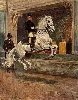 The Croupade from the Art of Riding in the Picture (German: Die Reitkunst im Bilde)