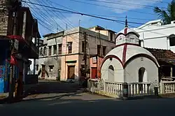 Local Lane and Baba Panchananda Mandir, Benaras Road, Chamrail