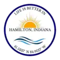 Official logo of Hamilton, Indiana