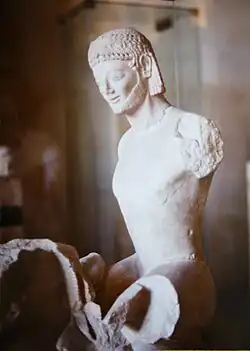 Reconstitution with plaster-cast body, Louvre Museum