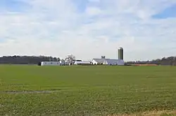 Fields northwest of Newport