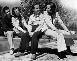 Chester and Mrs. Lauck with Norris and Mrs. Goff, 1941