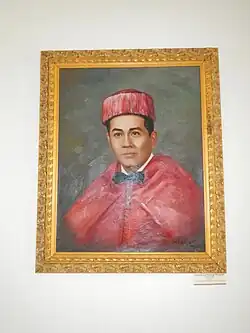 Oil portrait of Macapagal