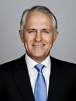 Head shot of Turnbull smiling