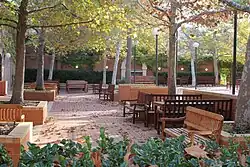 This is a photograph of Malloy Courtyard on the Fremantle campus.