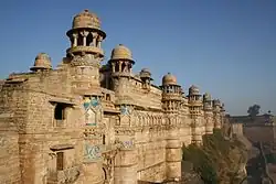 Man Singh (Manasimha) palace at the Gwalior fort