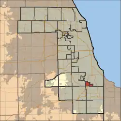 Location in Cook County