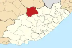 Location in the Eastern Cape