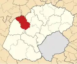 Location in the Free State