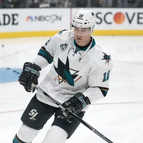 Patrick Marleau with the San Jose Sharks