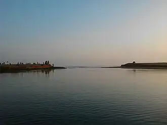 Junction of the Laccadive Sea and Veli Lake.