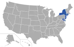 Location of teams in {{{title}}}