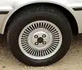 Wheel found on mid-1981 and later DeLorean