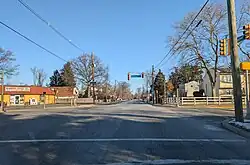 Northbound West Avenue (CR 611) at Woodbridge Avenue (CR 652)